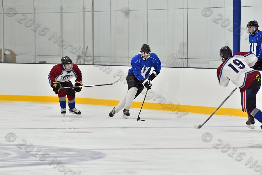 Wheaton College Men\'s Ice Hockey vs Middlesex Community College. - Photo By: KEITH NORDSTROM